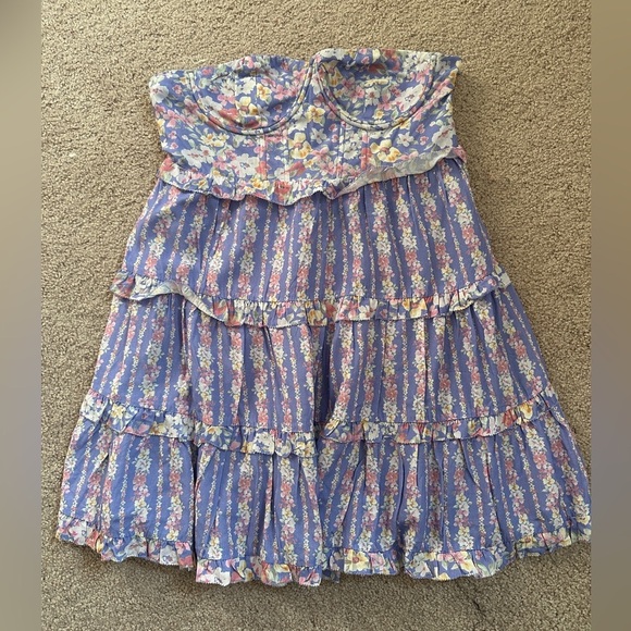 New with tags altard state Rosie strapless dress - Picture 5 of 6